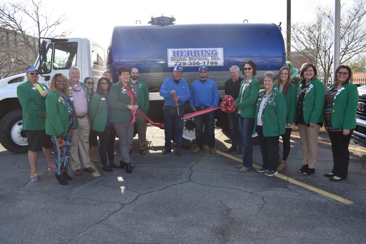 Ribbon Cutting for Herring Septic Service Herring Septic Service